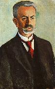August Macke Portrait of Bernhard Koehler Norge oil painting reproduction